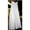 Image 1 : WHITE WEDDING DRESS SIZE: 12