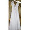 Image 1 : WHITE WEDDING DRESS SIZE: 12