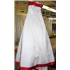 Image 1 : IVORY & RED  WEDDING DRESS SIZE: 10