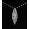 Image 1 : #64 10K GOLD DIAMOND 0.60ct PENDANT NECKLACE