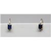 Image 1 : #65 10K GOLD SAPPHIRE 1.06ct & DIAMOND 0.08ct