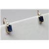 Image 2 : #65 10K GOLD SAPPHIRE 1.06ct & DIAMOND 0.08ct