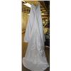 Image 2 : WHITE & SILVER WEDDING DRESS SIZE: 16
