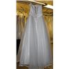 Image 2 : WHITE WEDDING DRESS SIZE: 7-8