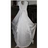 Image 2 : WHITE WEDDING DRESS SIZE: 10