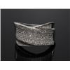 Image 1 : #85 STERLING SILVER DIAMOND 0.65ct RING