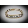 Image 2 : #87 18K GOLD DIAMOND 0.6ct FOREVER BANGLE