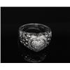 Image 2 : #94 STERLING SILVER DIAMOND 0.25ct RING