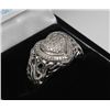 Image 3 : #94 STERLING SILVER DIAMOND 0.25ct RING