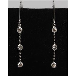 #97 14K GOLD DIAMOND 0.61ct EARRINGS