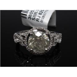#98 14K GOLD DIAMOND 3.55ct & 0.25ct RING
