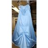 Image 2 : ALFRED ANGELO BLUE BRIDAL DRESS SIZE: 12