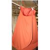 Image 1 : ALFRED ANGELO ORANGE BRIDAL DRESS SIZE: 22