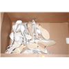 Image 1 : BOX W/ 8 PAIRS OF HIGH HEEL DRESS SHOES