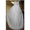 Image 2 : WHITE WEDDING DRESS SIZE: 8