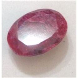 19.75 CARAT RUBY *EXTREMELY RARE VERY LARGE* GEMSTONE OVAL CUT AND FACETED GEM!! GEM CAME OUT OF SAF