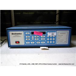 ENVIRONICS 200 COMPUTERIZED GAS STANDARDS GENERATOR (print sequence:) 1500131