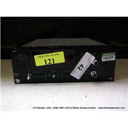 PDR-C-2C POWER SUPPLY READOUT (print sequence:) F-121