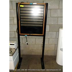 ALPHA ELECTRIC SIGN BOARD (print sequence:) F-140