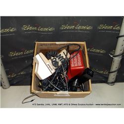 BOX: ASSORTED SCANNERS & CHARGERS