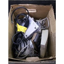 BOX: ASSORTED ELECTRONICS-METER, READOUTS
