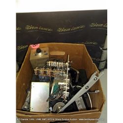 BOX: ASSORTED ELECTRONICS-GAUGES, MODULES