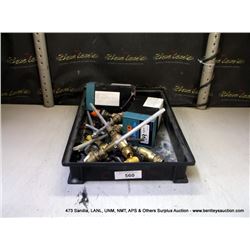 BIN: ASSORTED VALVES AND READOUT
