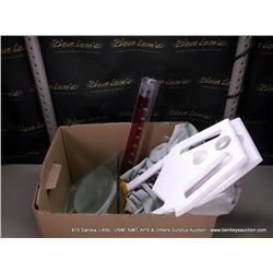 BOX: LAB EQUIPMENT GLASSWARE