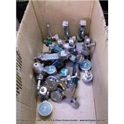 BOX: PURITAN 128-P OXYGEN THERAPY GAUGES, 10X THE MONEY