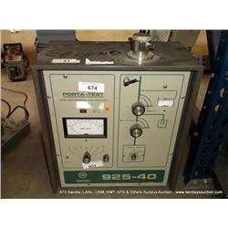 VARIAN 925-40 PORTA TEST MASS SPECTROMETER LEAK DETECTOR