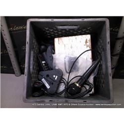 BOX: ELECTRONICS REMOTE CONTROLS MODEMS