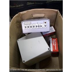 BOX: ELECTRONICS SWITCHES PLUGS 65316 (print sequence:) 65321