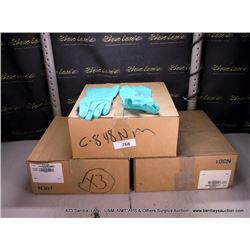 BOX: 479416 NITRILE RUBBER GLOVES, 3X THE MONEY