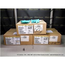 BOX: 479416 NITRILE RUBBER GLOVES, 3X THE MONEY