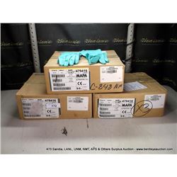 BOX: 479416 NITRILE RUBBER GLOVES, 3X THE MONEY