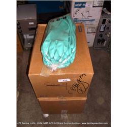 BOX: NITRILE RUBBER GLOVES, 2X THE MONEY