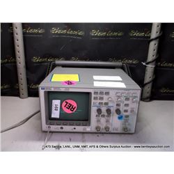 HP 54610A 2 CHANNEL OSCILLOSCOPE 500 MHZ (print sequence:) 772628