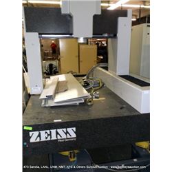 ZEISS MECHANICAL CALIBRATION MACHINE (print sequence:) 65422