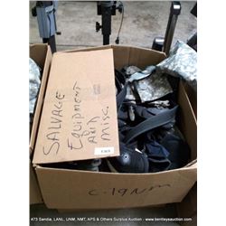 MILITARY KNEE PADS, GLOVES, AMMO POUCHES