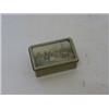 Image 1 : A WHITE METAL MATCH BOX, inset image of early motor car and horse riders to lid  20-30...