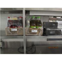 Case of 12 Grenedine and Case of 10 Lime Juice and Grill Stones