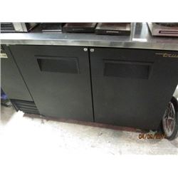 True 5' S/S Top 2 Door Back Bar