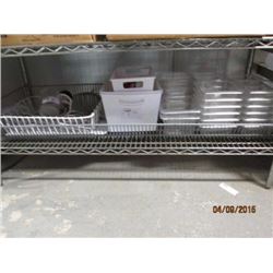 Shelf Lot of Inserts/baskets and smallwares