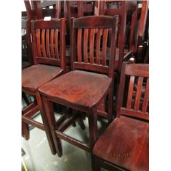 Hardwood Bar Stools Approx 18
