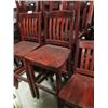 Image 1 : Hardwood Bar Stools Approx 18