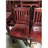 Image 1 : Hardwood Dining Chairs (approx 20)