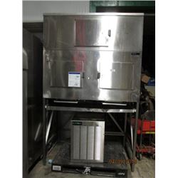 ICE O Matic 1250 Lb Ice Flaker with Bin loading Storage System, Single Phase