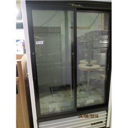 New TRUE GDM 37 Glass Door Cooler (factory warranty, mark on side of unit)