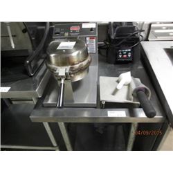 Gold Metal Waffle Cone Maker