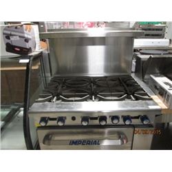 New Imperial 6 Burner Range with Oven (propane)